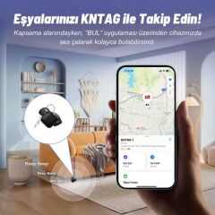 KNMASTER KNTAG 1 4'lü Paket Akıllı Takip Cihazı | Apple Find My Uyumlu Bluetooth Eşya Takip