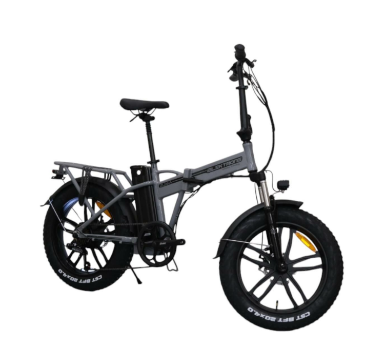 KRON ELEKTRON ZUMA KATLANABİLİR ELEKTRİKLİ BİSİKLET GRİ