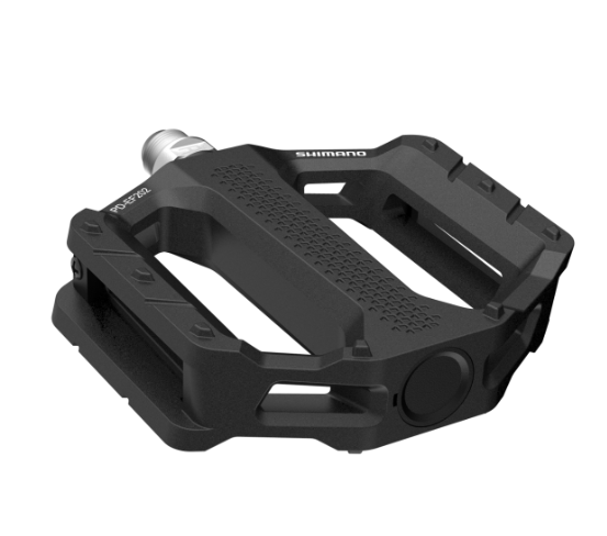 Shimano PD-EF202 Düz Bisiklet Pedalı Siyah | Alüminyum Platform Pedal