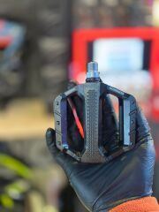 Shimano PD-EF202 Düz Bisiklet Pedalı Siyah | Alüminyum Platform Pedal
