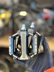Shimano PD-EF202 Düz Bisiklet Pedalı Siyah | Alüminyum Platform Pedal