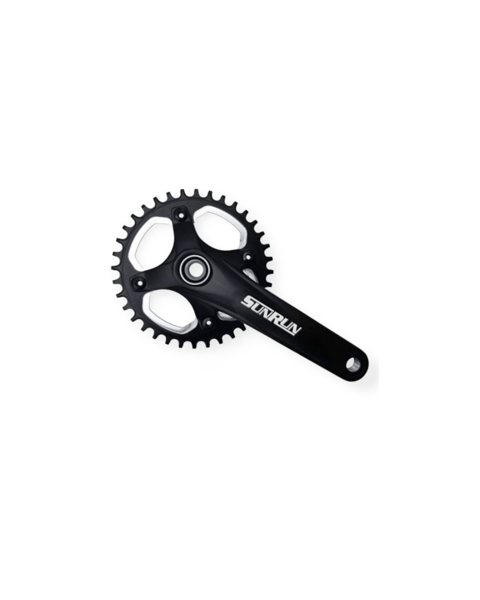 SUNRUN 34 T Tek Yaprak Aynakol - Hollowtech Göbek Uyumlu