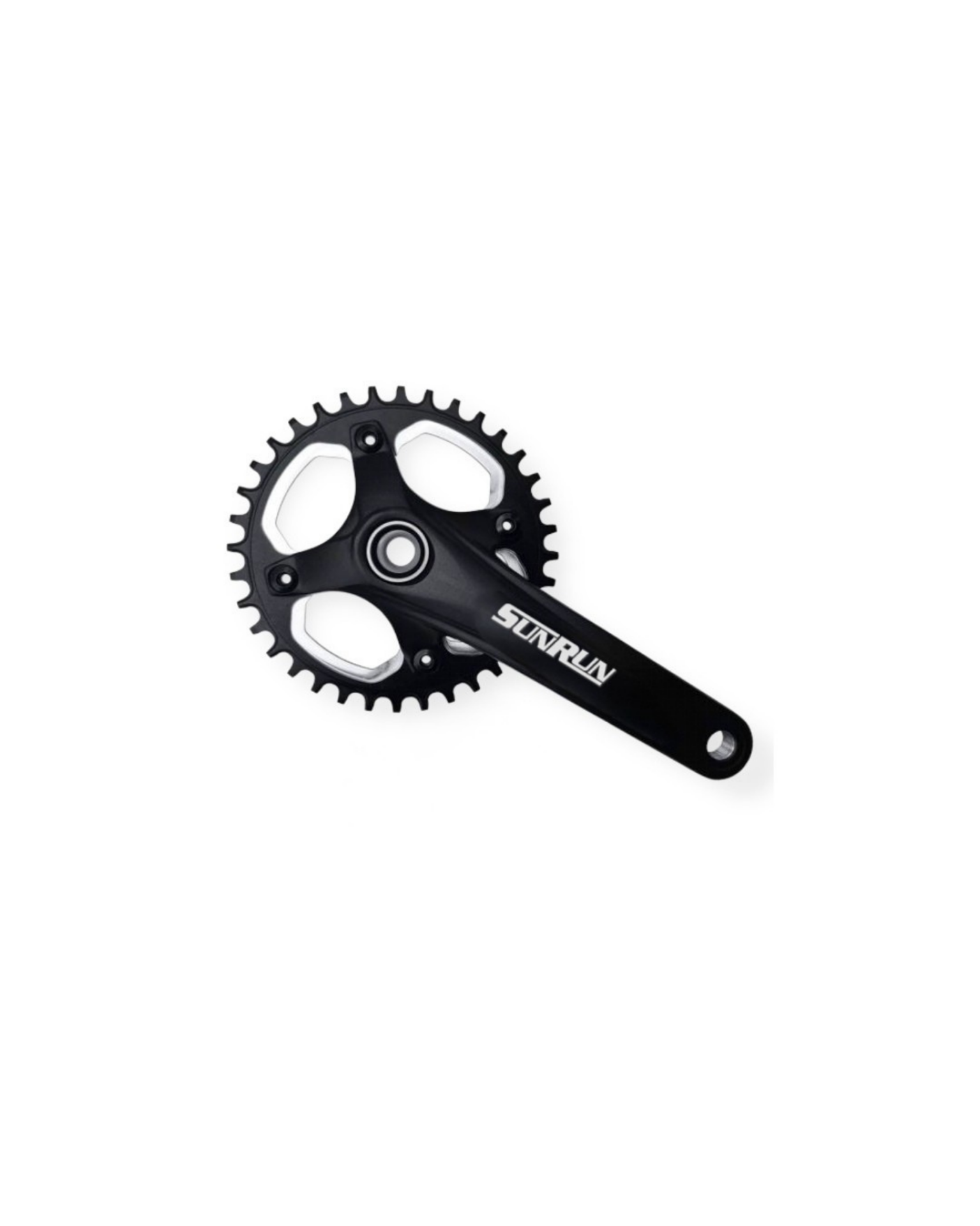 SUNRUN 34 T Tek Yaprak Aynakol - Hollowtech Göbek Uyumlu