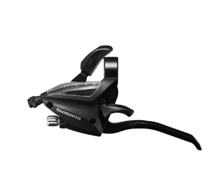 Shimano ST-EF500-L-4F Sol 3'lü Vites Fren Kolu | EZ Fire Plus | 4 Parmak | Mekanik Fren | Vites Göstergeli