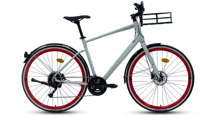 CARRARO COMMUTER 28 HD - ÇİMENTO GRİSİ / KIRMIZI