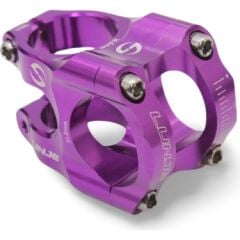 Lunje 31.8mm Alüminyum Dayanıklı Mor Gidon Boğazı