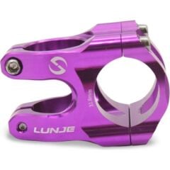 Lunje 31.8mm Alüminyum Dayanıklı Mor Gidon Boğazı