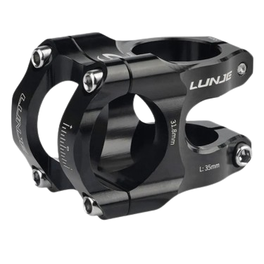 Lunje 31.8mm Alüminyum Dayanıklı Siyah Gidon Boğazı