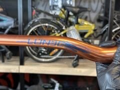 Lunje Alüminyum 780 mm Riser Mtb Gidon Bisiklet Gidonu Bakır Rengi