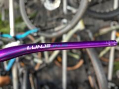 Lunje Alüminyum 780 mm Riser Mtb Gidon Bisiklet Gidonu Mor