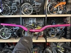 Lunje Alüminyum 780 mm Riser Mtb Gidon Bisiklet Gidonu Mor