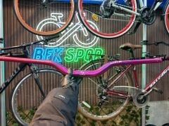 Lunje Alüminyum 780 mm Riser Mtb Gidon Bisiklet Gidonu Mor