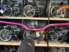 Lunje Alüminyum 780 mm Riser Mtb Gidon Bisiklet Gidonu Mor