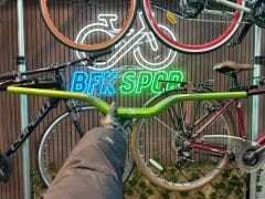 Lunje Alüminyum 780 mm Riser Mtb Gidon Bisiklet Gidonu Yeşil