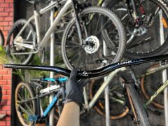 Lunje Alüminyum 31.8 780 mm Riser Mtb Gidon Bisiklet Gidonu Siyah Mavi