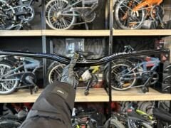 Lunje Alüminyum 31.8 780 mm Riser Mtb Gidon Bisiklet Gidonu Siyah Mavi