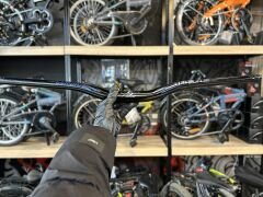 Lunje Alüminyum 31.8 780 mm Riser Mtb Gidon Bisiklet Gidonu Siyah Mavi