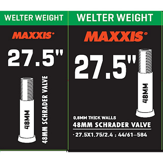MAXXIS İç Lastik Welter Ağırlık 27.5X1.75/2.4 SV Kalın Sibop 48mm