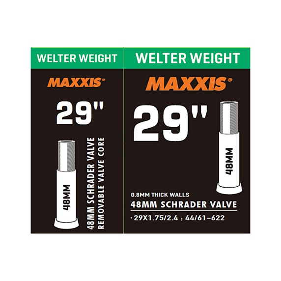 Maxxis Welter Ağırlık İç Lastik 29x1.75/2.4 SV 48mm Kalın Sibop | MTB Bisiklet İç Lastiği