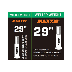 Maxxis Welter Ağırlık İç Lastik 29x1.75/2.4 SV 48mm Kalın Sibop | MTB Bisiklet İç Lastiği