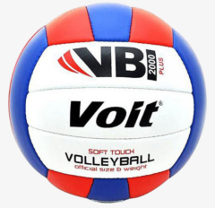 Voit VB2000 Plus Voleybol Topu N5 Kırmızı Mavi | El Dikişli | Okul ve Spor Kulübü Voleybol Topu