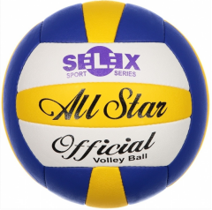 Selex All Star Voleybol Topu Sarı Lacivert | Sert Zemin ve Salon Kullanımı | Voleybol Topu
