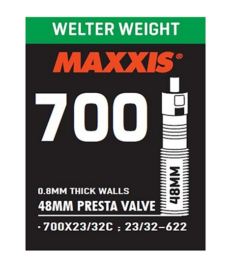 Maxxis 700x23/32C 622 48mm FV İnce Sibop İç Lastik | Yol Bisikleti İç Lastiği
