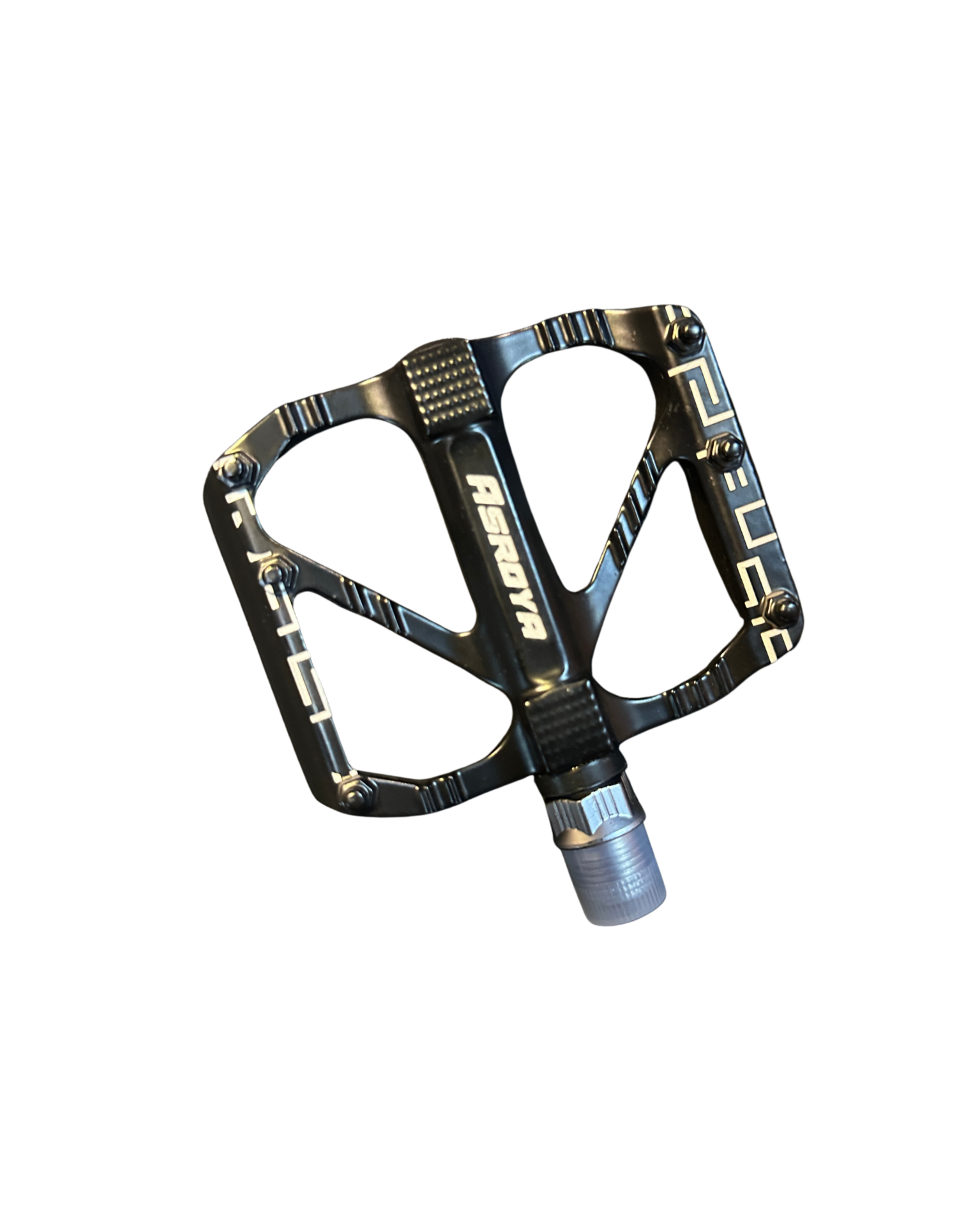 Asroya Rulmanlı Alüminyum Platform Bisiklet Pedalı Siyah