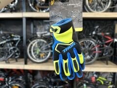 Thor Bisiklet Eldiveni Siyah Yeşil Mavi