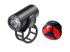 IMPACT SHORT SET 350 Lümen Ön Arka USB Şarjlı Bisiklet Aydınlatma Seti