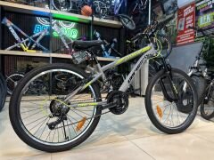 Geroni Mars Plus 24 Jant K:13 21V V Nardo Gri/Neon Sarı Çocuk Bisikleti