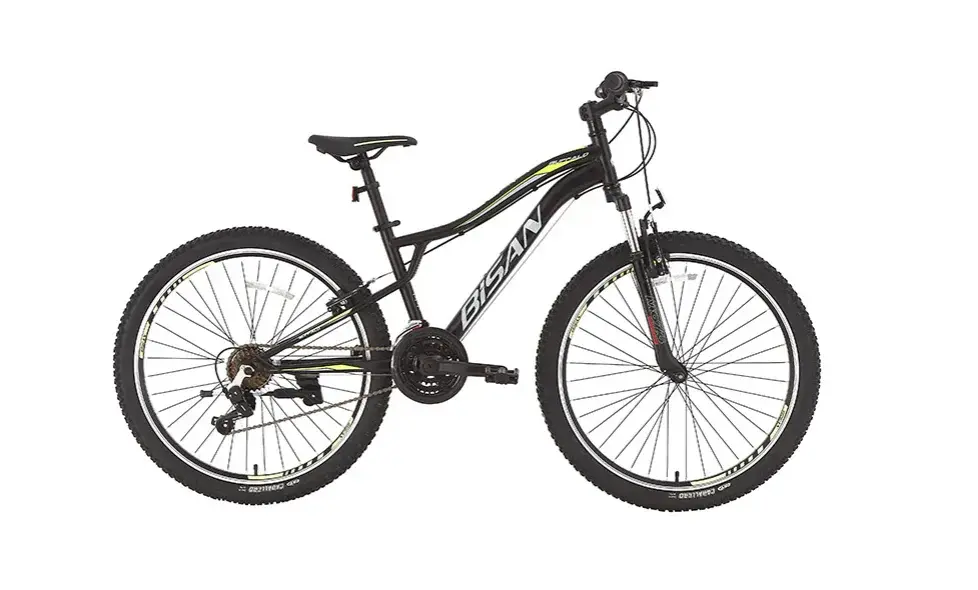 Bisan Buffalo Çocuk Dağ Bisikleti 3x7 Vites 24 JANT V Fren Siyah Sarı