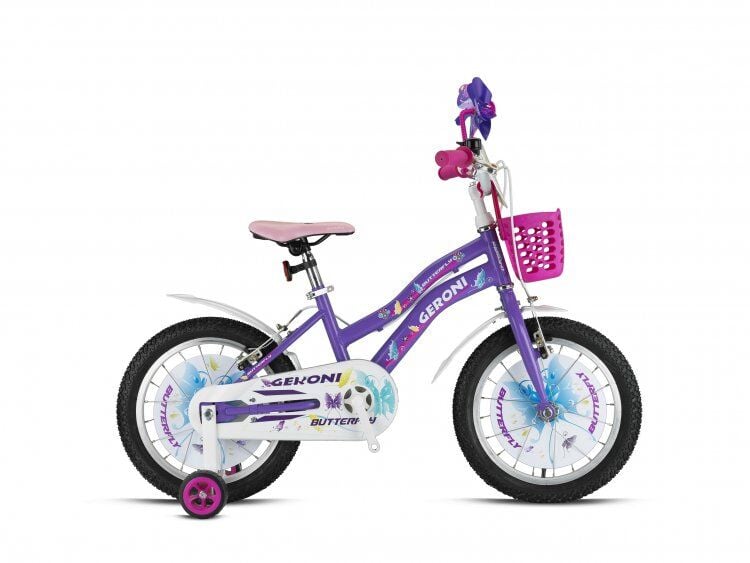 Geroni Butterfly 20 Jant Kız Çocuk Bisiklet Mor
