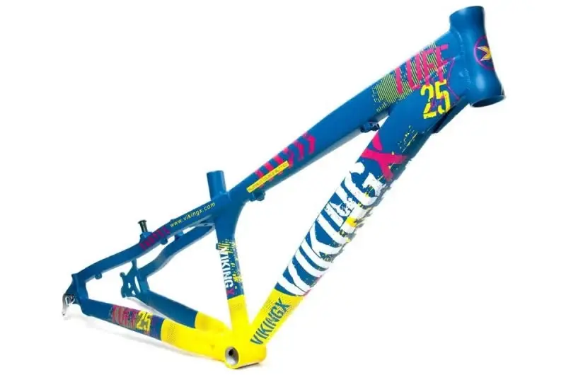 VikingX Dirt Jump Alüminyum Kadro Mavi