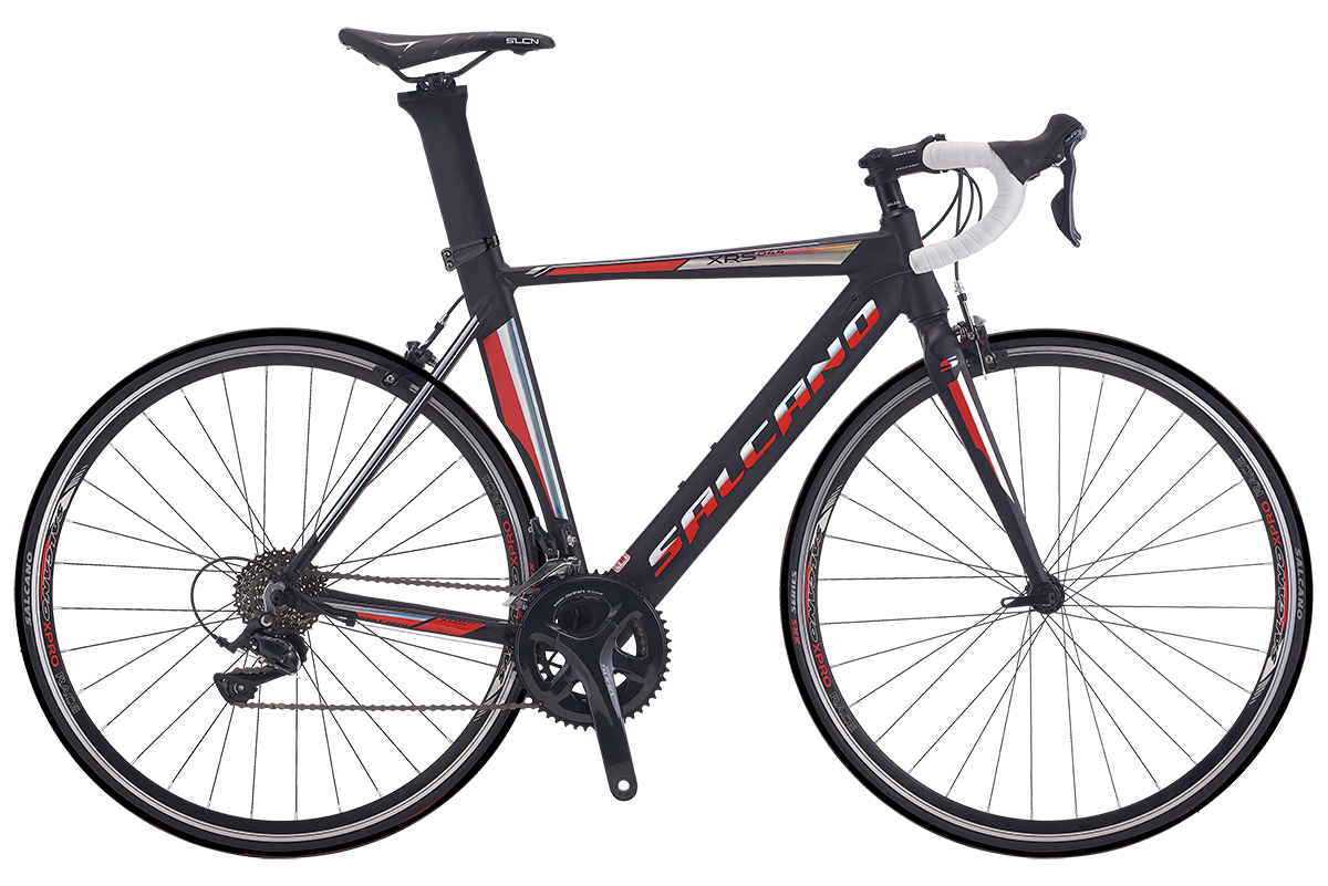 SALCANO XRS044 510 SORA - MAT SİYAH KIRMIZI GÜMÜŞ