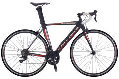 SALCANO XRS044 510 SORA - MAT SİYAH KIRMIZI GÜMÜŞ