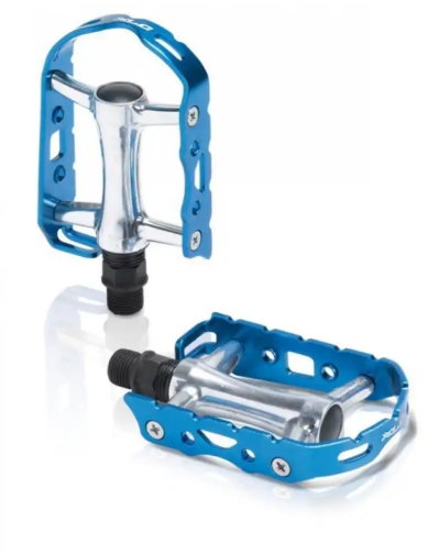 Xlc Pedal Mtb Alüminyum Gümüş-Mavi