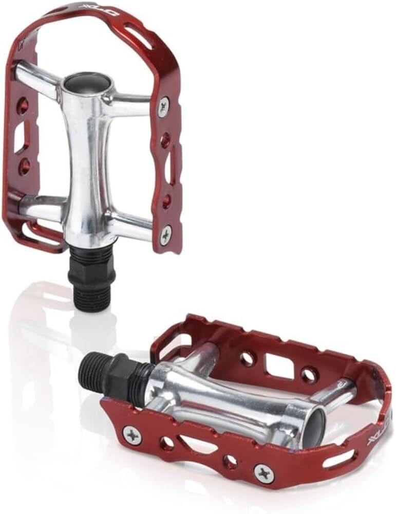 Xlc Pedal Mtb Alüminyum Gümüş-Kırmızı