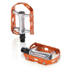 Xlc Pedal Mtb Alüminyum Gümüş-Turuncu
