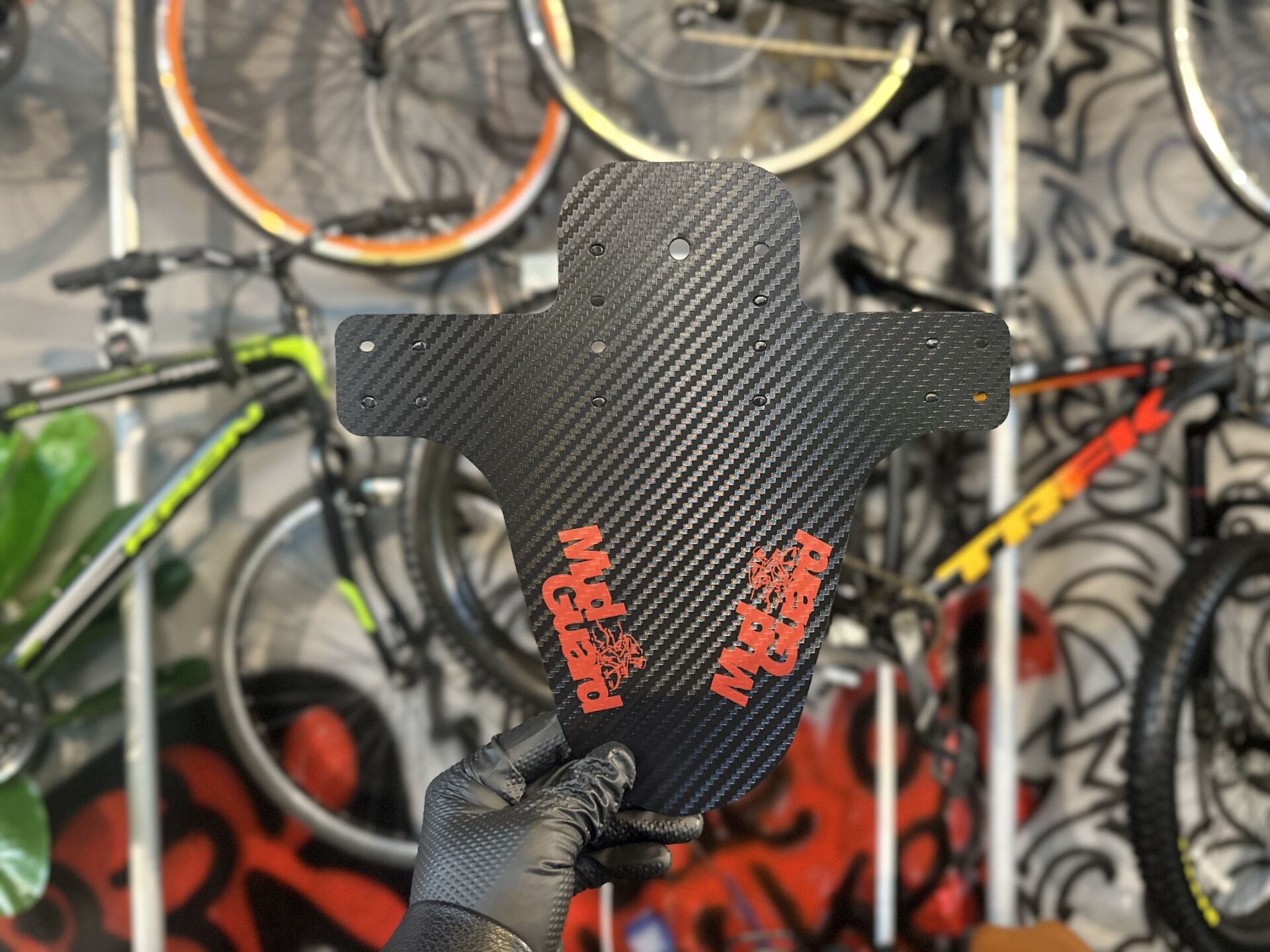 Mudguard Çamurluk Siyah Kırmızı