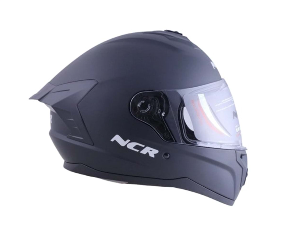 NCR Rapid Kapalı Kask Parlak Siyah L Beden