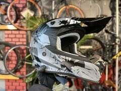 Sway FS-617 Full Face Cross Kask Gri