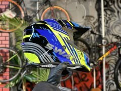 SWAY - FS-617 METEOR CROSS KASK - SARI MAVİ SİYAH