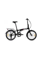 PEUGEOT F12 VB KATLANIR BİSİKLET 20 JANT - MAT SİYAH - KIRMIZI