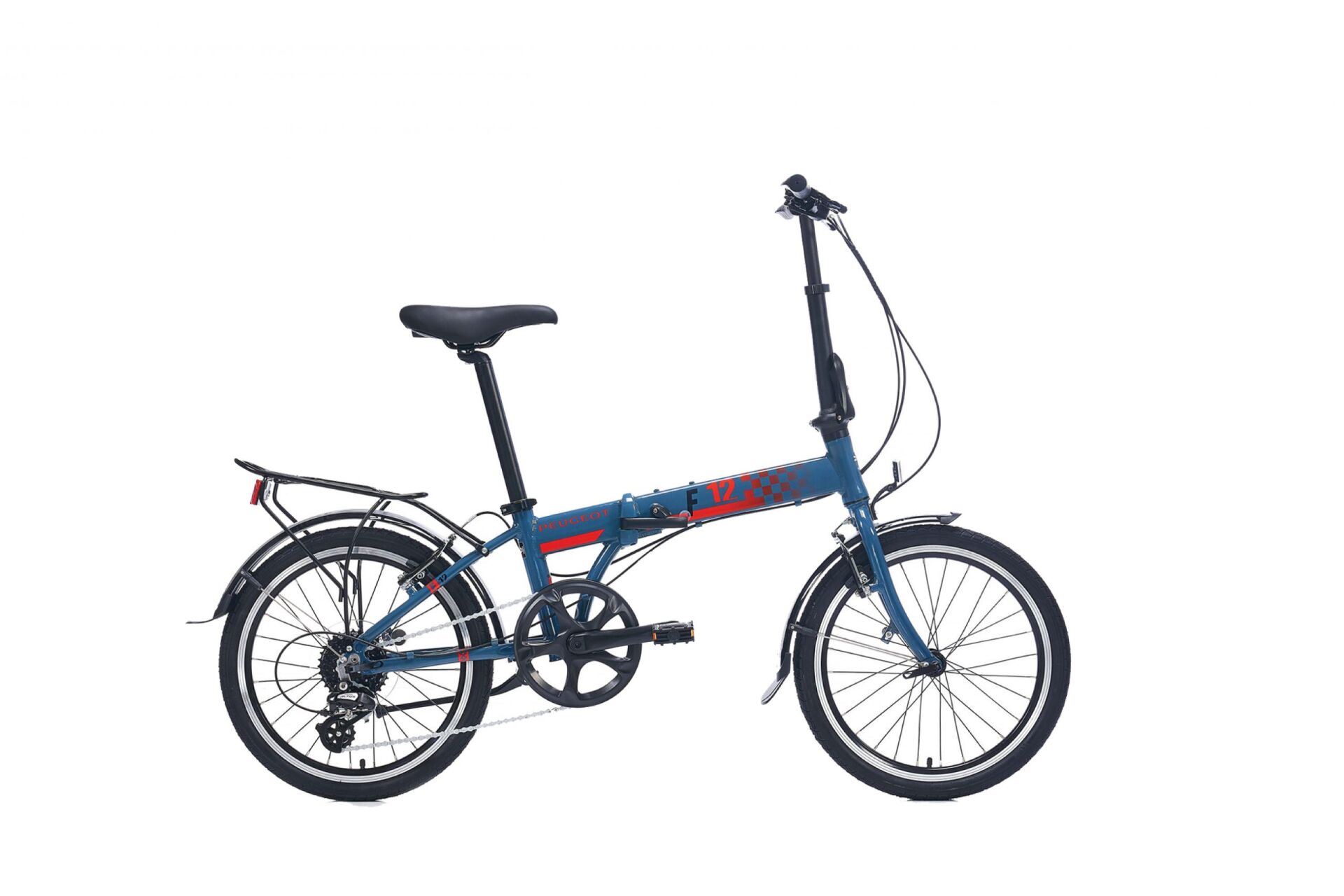 PEUGEOT F12 VB KATLANIR BİSİKLET 20 JANT / MAVİ - KIRMIZI