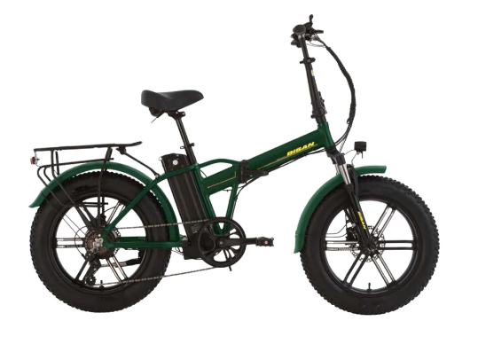 Bisan E-Foldıng F3 20 Jant K:43 7V Md Haki/Sarı Katlanır Elektrikli Bisiklet