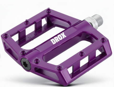 Asistan Drox PD 720 Rulmanlı Bisiklet Pedalı – Hafif Alüminyum Platform Pedal Mor