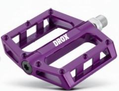 Asistan Drox PD 720 Rulmanlı Bisiklet Pedalı – Hafif Alüminyum Platform Pedal Mor