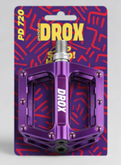 Asistan Drox PD 720 Rulmanlı Bisiklet Pedalı – Hafif Alüminyum Platform Pedal Mor