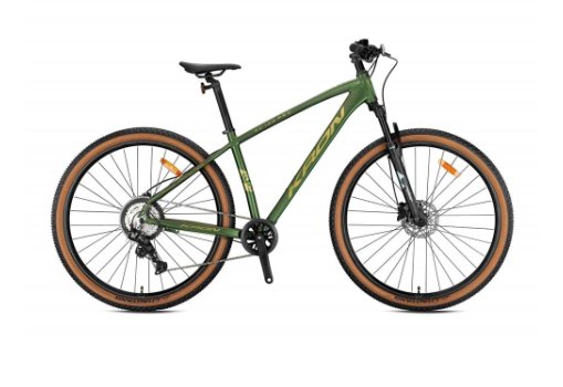 Kron Xc 100 Pro 29 Jant K:17 8V Hd Mat Haki/Parlak Sarı Dağ Bisikleti